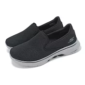 Skechers 懶人鞋 Go Walk 7-ORVA 2 男鞋 黑 灰 健走 緩震 休閒鞋 216646BKGY