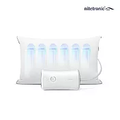 德國 Nitetronic 智慧氣囊止鼾枕 NT-Z6(精準感應/超靜音運作) 白色