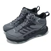 Merrell 戶外鞋 Speed Strike 2 Mid GTX 男鞋 灰 黑 防水 中筒 抓地 登山鞋 ML037821