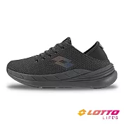 【LOTTO 義大利】男 COMF WEAR 抗滑緩震健走鞋- 25.5cm 黑