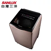 臺灣三洋18公斤DD直流變頻超音波洗衣機SW-V19A玫瑰金(D)