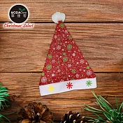 摩達客-聖誕派對黃紅綠雪花款小朋友聖誕帽