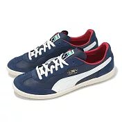 Puma 休閒鞋 Super Liga OG Retro 男鞋 藍 紅 皮革 麂皮 復古 低筒 板鞋 35699920