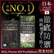 ASUS ROG Phone 9/9 Pro/Edition 保護貼 日規旭硝子玻璃保護貼 (全滿版 黑邊 晶細霧面) INGENI徹底防禦