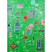 【玲廊滿藝】彭柏勳-若隱若現-櫻 Light Green91x65cm