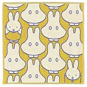 日本進口 Miffy米菲兔三層紗隨身手帕<Miffy><Miffy><Miffy> 米菲 芥末黃