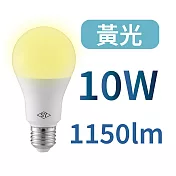SY聲億科技 10W LED高效能廣角燈泡 28入1組 (E-27燈泡/LED螺旋燈泡/LED球泡燈/LED燈泡) 黃光 28入1組
