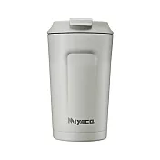 米雅可 品味316不鏽鋼真空咖啡隨行杯380ml(夜藍色、水泥灰色、不鏽鋼色、象牙白色) MY-F04038 臺灣製 象牙白色