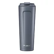 米雅可 品味316不鏽鋼真空咖啡隨行杯680ml(夜藍色、水泥灰色、不鏽鋼色、象牙白色) MY-F04068 臺灣製 水泥灰色