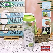 SL 掀蓋式瓶口流線玻璃瓶500ml(附手提吊環) R-300 台灣製