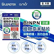 麗臺 Amor BtNPN植物奈米貼布(六片裝)薑黃素增量版 8ZD1 台灣製