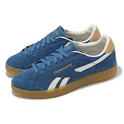 Reebok 休閒鞋 Club C Grounds UK 男鞋 女鞋 藍 白 膠底 復古 麂皮 情侶鞋 100209039 25.5cm BLUE/CLAY/CHALK