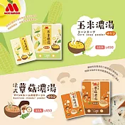 【MOS摩斯漢堡】玉米濃湯/法式蕈菇濃湯隨身包(12入)6盒 (玉米X3+蕈菇X3) 效期至25/09/03 (玉米X3+蕈菇X3)