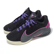 Nike 籃球鞋 LeBron 22 XXII EP Tunnel Vision 男鞋 黑 桃紅 LBJ 氣墊 FZ1095-001
