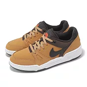 Nike 休閒鞋 Full Force Low Premium 男鞋 棕 卡其 皮革 復古 HF7734-200