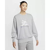 NIKE AS W NSW PHNX FLC OS CREW GCEL 女 長袖上衣-HQ4737012 XS 灰色