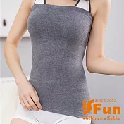 【iSFun】睡眠神器 純棉透氣加長薄款保暖護肚護臀腰帶/灰色 L號 40cm