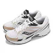 Saucony 休閒鞋 Ride Millennium 男鞋 白 卡其 黑 拼接 支撐 Y2K 復古跑鞋 索康尼 S7081218