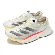 adidas 競速跑鞋 Adizero Adios Pro 3 W 女鞋 米白 灰 厚底 回彈 運動鞋 愛迪達 IG6427