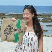 台灣風情托特潮麻包 - 特殊捲麻 - 純黃麻 黃麻 天然色