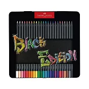 【Faber-Castell】黑旋風極軟 油性色鉛筆 24色/盒 116425