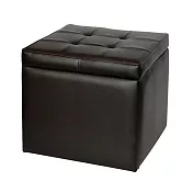 DOLEE 歐邁斯收納椅/收納箱45x45cm 台灣製 深邃咖