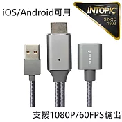 INTOPIC 廣鼎 三合一手機HDMI輸出線200cm(CB-UTH-01)