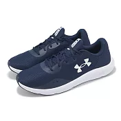 Under Armour 慢跑鞋 Charged Pursuit 3 Tech 男鞋 藍 白 緩衝 輕量 運動鞋 UA 3025424400