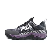 Fila [5-J933W-090] 女 越野跑鞋 戶外/登山/越野鞋 抓地力 透氣 灰黑 紫