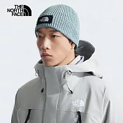 The North Face LOGO BOX CUFFED BEANIE 男女 保暖針織毛帽-NF0A3FJX92O 灰色