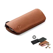 Bellroy Key Cover Plus 系列真皮長型鑰匙包 -焦糖棕