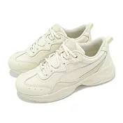 Puma 老爹鞋 Cilia Lux 女鞋 米白 厚底 緩衝 皮革 復古 休閒鞋 37028218 24.5cm BEIGE/BEIGE