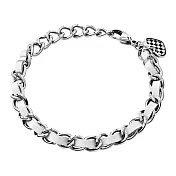 ROYAL DAMON 羅亞戴蒙 超吸睛 手鍊-白-小