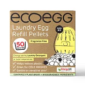 英國ECOEGG-環保低敏潔衣蛋補充包(50次/粉黃無香)2入組