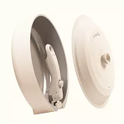 Azmile 好站鍋│經典26cm 深煎鍋 (藍莓色/奶油色)_含鍋蓋 奶油色