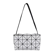 ISSEY MIYAKE 三宅一生 BAOBAO 4x6 CARTON霧面立體側背包- 淺灰
