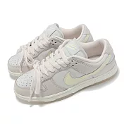 Nike 休閒鞋 Wmns Dunk Low PRM 女鞋 粉紅 黃 麂皮 蝴蝶結 果凍底 FB7910-601