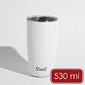 《S’well》Tumbler不鏽鋼滑蓋保溫杯 | 保冰 保冷 - 雲朵白530ml