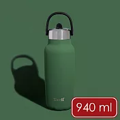 《S’well》Explorer不鏽鋼吸管保溫瓶 | 保冰 保冷 - 軍綠940ml