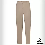 【ATUNAS 歐都納】女款防風石墨烯刷毛保暖長褲A1PA2508W- L 淺棕