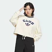 ADIDAS VRCT CREW W2 女圓領套頭衫-JD6375 L 白色