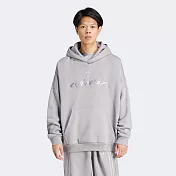 ADIDAS M FASH APP HOOD 男連帽上衣-IT7502 2XL 灰色