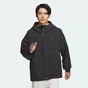 ADIDAS TH WARM JKT 男連帽外套-JI8680 L 黑色