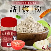【cammie】美味好幫手 話梅粉(全素-140g/瓶)x4瓶