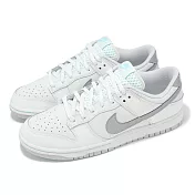 Nike 休閒鞋 Dunk Low SE Winter Storm 男鞋 白 灰 藍 麂皮 冬季風暴 HQ3619-121