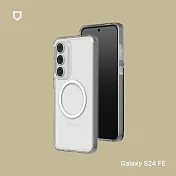 犀牛盾 Samsung Galaxy S24 FE (6.7吋) Clear(MagSafe兼容)磁吸透明防摔手機殼(終身黃化保固) - 透明