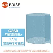 適用：C260【BRISE】Breathe Bio 強效抗菌前置濾網(一片裝)