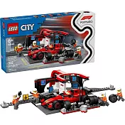 樂高LEGO 城市系列 - 60443 F1® 維修站、維修人員和 Ferrari 汽車