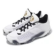 Nike 籃球鞋 Air Jordan XXXVIII Low PF 男鞋 白 黑 金 氣墊 AJ38 低筒 FD2325-107