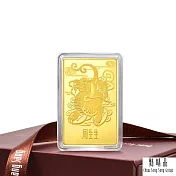 【點睛品】招財貔貅 珍藏黃金金片_計價黃金(50克)